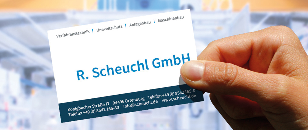 Scheuchl / Kontakt – Visitenkarte