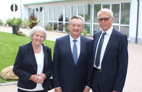 Dorothea Scheuchl, Landrat Meyer und Richard Scheuchl