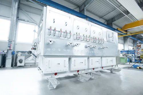 Modulanlage zur Regenerierung anorganisch gebundener Kernsande für einen Durchsatz von 2-3 t/h