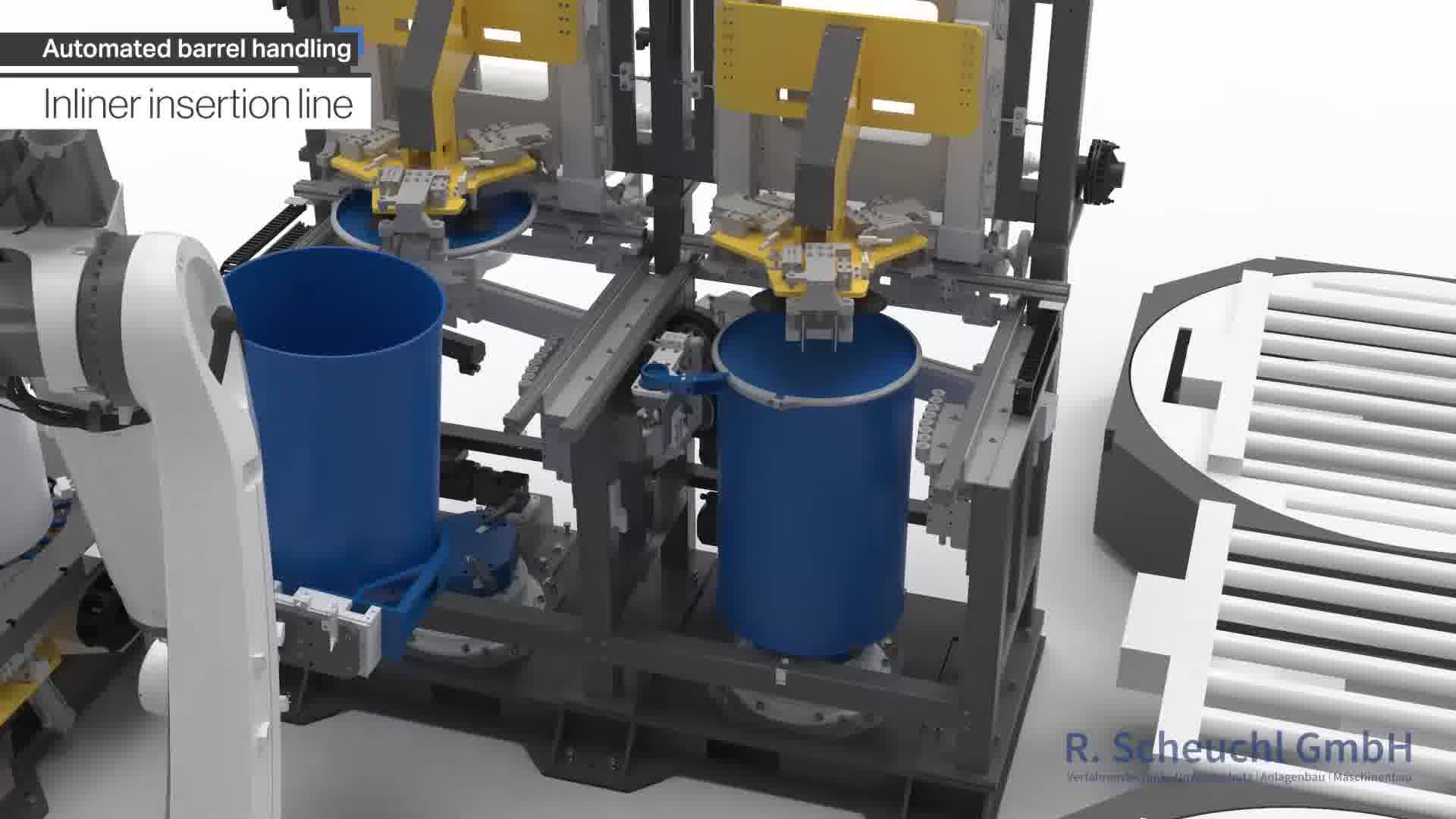 Automatisierte Fassinliner-Anlage der R. Scheuchl GmbH